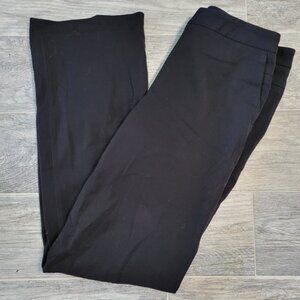 Rafaella Black Pants Women's Size 6 Straight Leg Dress Slacks with Pockets
